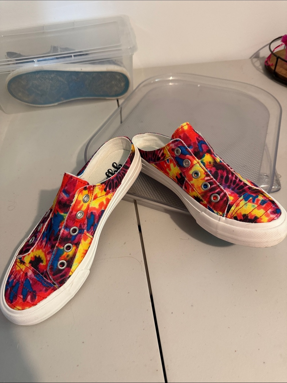 Gypsy jazz slip on shoes size 8, worn once